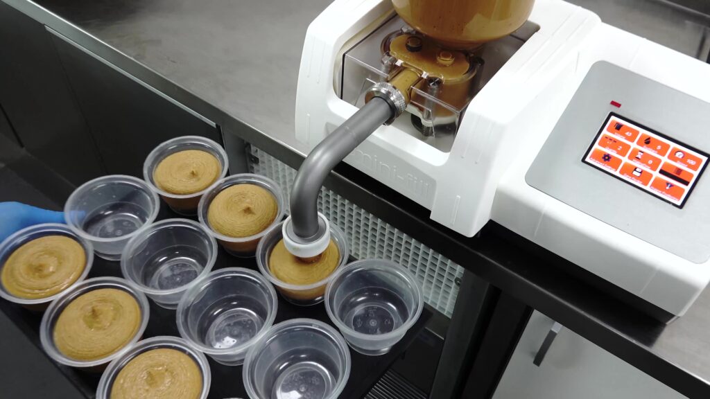 Depositor Solutions Beldos Mini Fill Volumetric Depositor Filler for Peanut Butter Pastes Dips