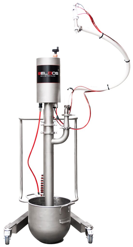 Beldos Belmixing Bowl Volumetric Depositor, Filler and Transfer Pump