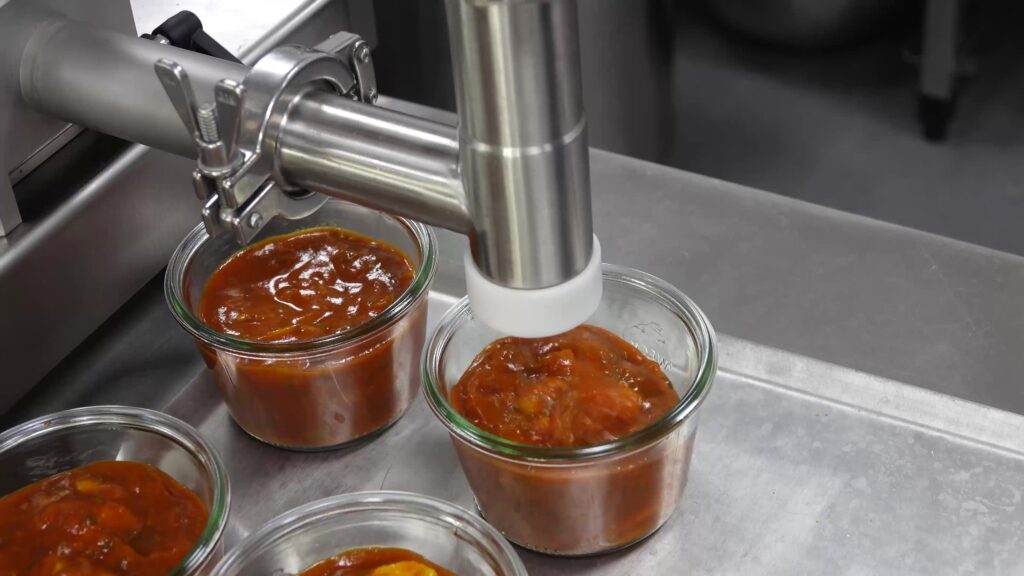 Depositor Solutions Beldos Filler Depositor Preserve Jam Marmalade Fruit Fillings Pot